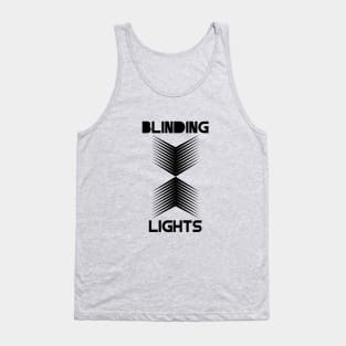 Blinding Lights, black Tank Top